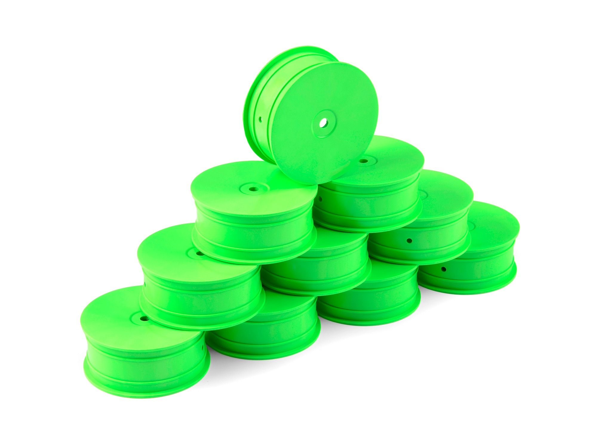 Hudy Wheels Front 4wd 1/10 Offroad Green (10) #803231-G