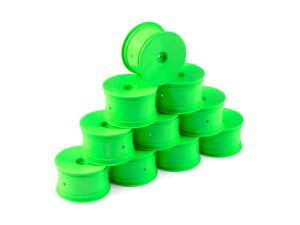 Hudy Wheels Rear 1/10 Offroad Green #803241-G