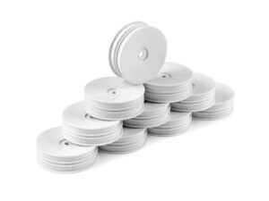 Hudy Wheels Front Narrow 2wd 1/10 Offroad White (10) #803221