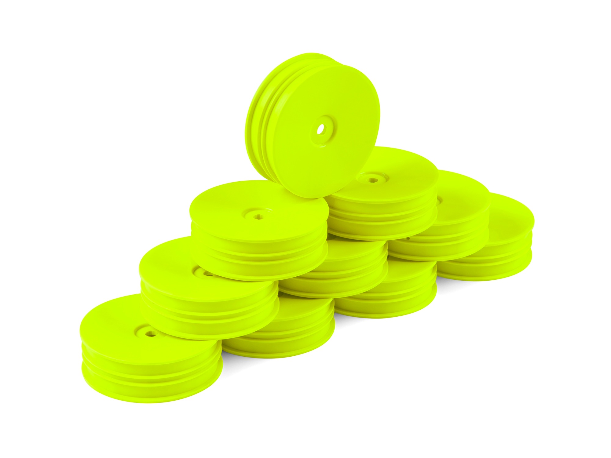 Hudy Felgen vorne schmal 2WD 1/10 Offroad Gelb (10) #803221-Y 1 Hudy Wheels Front Narrow 2wd 1/10 Offroad Yellow (10) #803221-Y