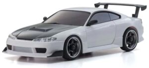 Nissan Silvia S15 GT Wing White Kyosho Mini-Z AWD #32647W