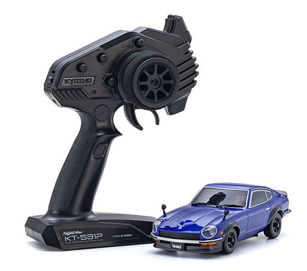 Kyosho Mini-Z AWD Nissan Fairlady 240Z-L Tuned Ver. Readyset - Metallic Sinine - 32645MB 4 Kyosho Mini-Z AWD Nissan Fairlady 240Z-L Tuned Ver. Readyset - Metallic Sinine - 32645MB