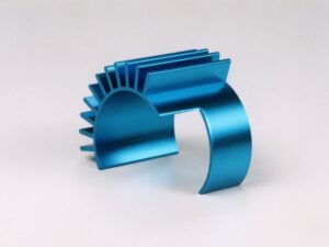 Motor Heat Sink Alu Blue - TT-01