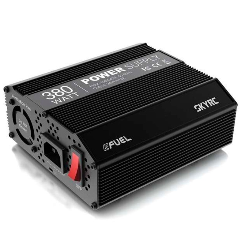 SkyRC eFUEL 380W 24V Power Supply – 24V / 16A 2 SkyRC eFUEL 380W 24V Power Supply – 24V / 16A