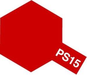 Tamiya PS-15 Metallic Red Polycarbonate Spray #86015