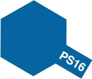 Tamiya PS-16 Metallic Blue Polycarbonate Spray #86016