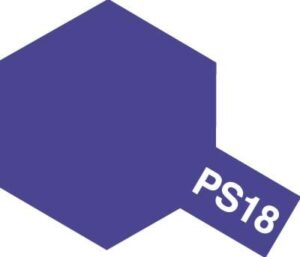 Tamiya PS-18 Metallic Purple Polycarbonate Spray #86018