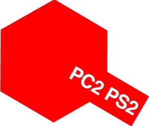 Tamiya PS-2 Red Polycarbonate Spray #86002
