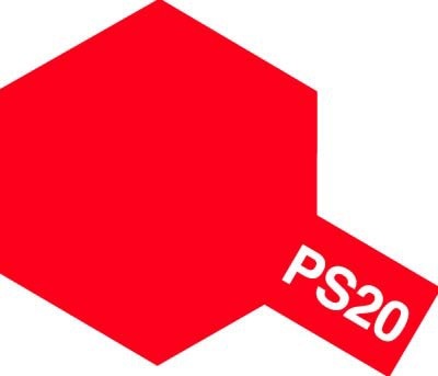 Tamiya PS-20 Fluoreszierendes Rot Polycarbonat-Spray #86020 1 Tamiya PS-20 Fluorescent Red Polycarbonate Spray #86020