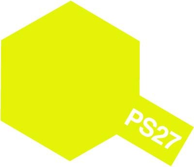 Tamiya PS-27 Leuchtgelb Polycarbonat-Spray #86027 1 Tamiya PS-27 Fluorescent Yellow Polycarbonate Spray #86027