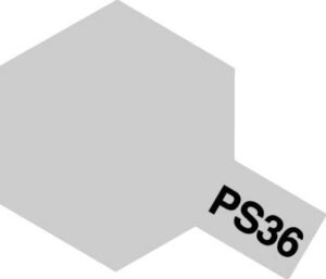 Tamiya PS-36 Translucent Silver Polycarbonate Spray #86036