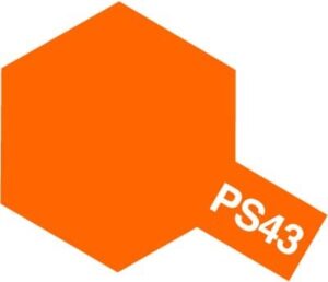 Tamiya PS-43 Translucent Orange Polycarbonate Spray #86043