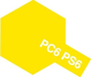 Tamiya PS-6 Yellow Polycarbonate Spray #86006
