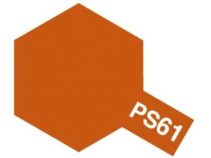 Tamiya PS-61 Metallic Orange Polycarbonate Spray #86061