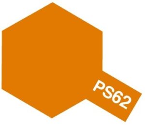 Tamiya PS-62 Pure Orange Polycarbonate Spray #86062