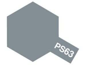 Tamiya PS-63 Bright Gun Metal Polycarbonate Spray #86063