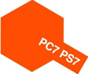 Tamiya PS-7 Orange Polycarbonate Spray #86007