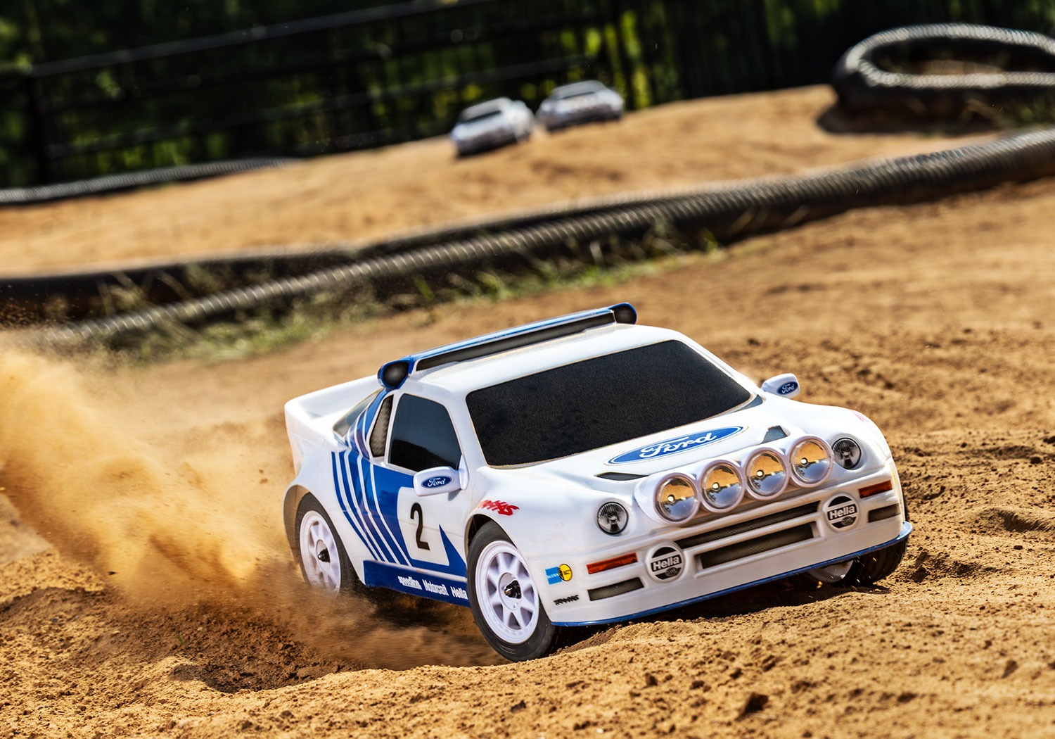 Traxxas Mini Rally VXL Ford RS200 RTR RC Car - white 5 Traxxas Mini Rally VXL Ford RS200 RTR RC Car - white