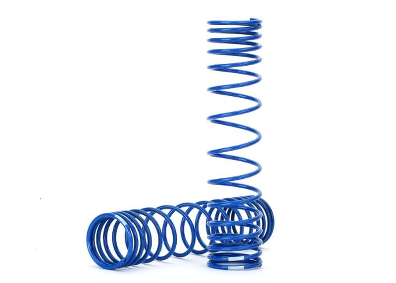Traxxas GTR progressiivinen iskunvaimenninjousi 134 mm sininen (2 kpl) #TRX8444A 1 Traxxas Shock Spring GTR Progressive 134mm Blue (2) #TRX8444A