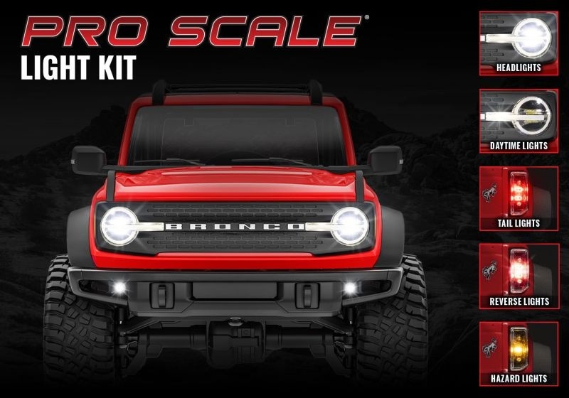 Traxxas TRX-4M Ford Bronco Pro Scale Light Set #TRX9783 1 Traxxas TRX-4M Ford Bronco Pro Scale Light Set #TRX9783