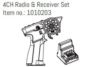Radio Receiver Set 4Ch #240332 Hobby Plus