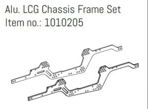 Alu. LCG Chassis Frame Set #240381 Hobby Plus