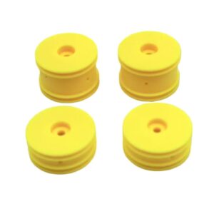 Rims Front/Rear Yellow #250101 Hobby Plus