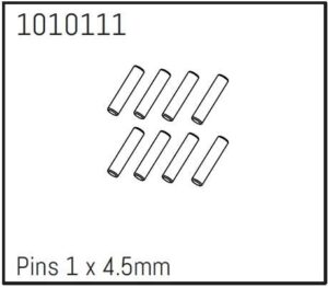Pins 1x4.5mm (8) #240243 Hobby Plus