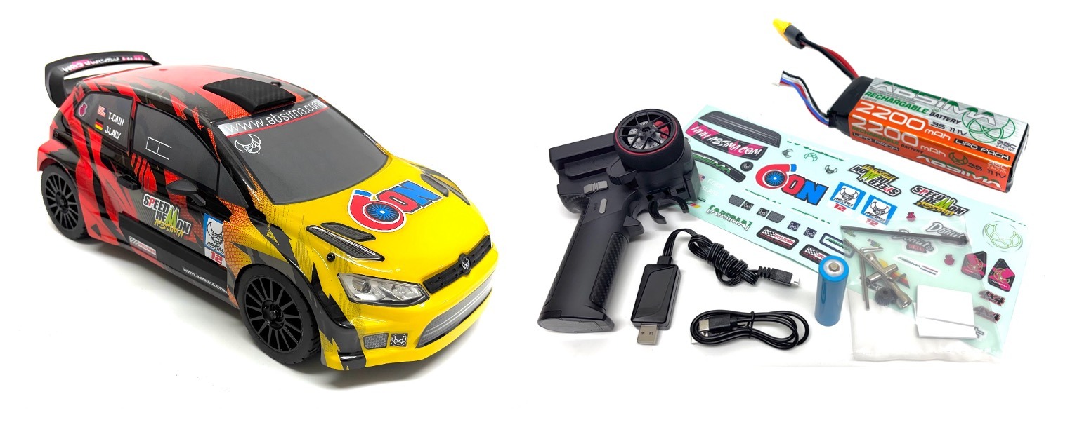 Absima 1/12 4WD RC Rally Car Speed Demon Red BL RTR #12122 6 Absima 1/12 4WD RC Rally Car Speed Demon Red BL RTR #12122