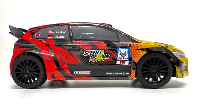 Absima 1/12 4WD RC Rally Car Speed Demon Red BL RTR #12122 3 Absima 1/12 4WD RC Rally Car Speed Demon Red BL RTR #12122