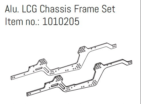 Alu. LCG Chassis Frame Set #240381 Hobby Plus 1 Alu. LCG Chassis Frame Set #240381 Hobby Plus