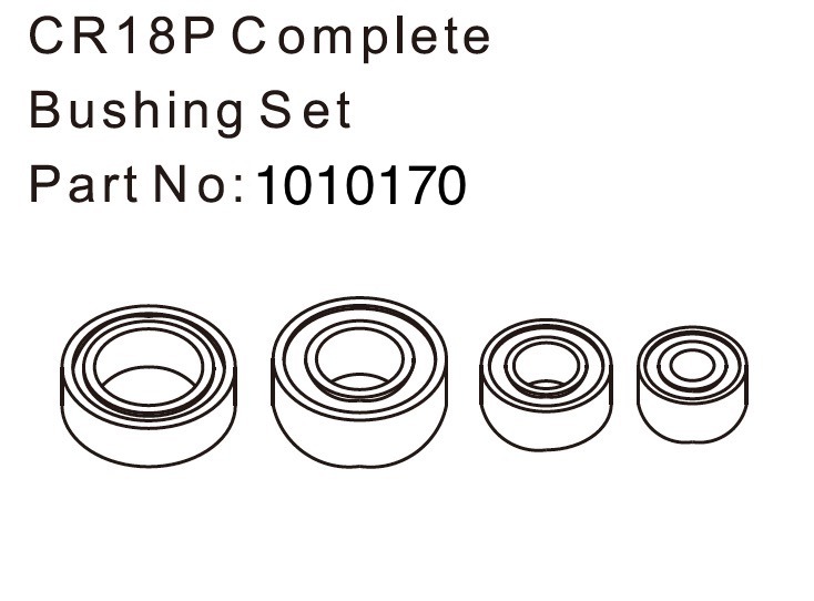 Buchsen-Set #240308 Hobby Plus 1 Bushing Set #240308 Hobby Plus