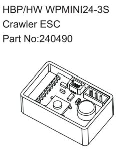 Crawler ESC 3S Mini #240490 Hobby Plus