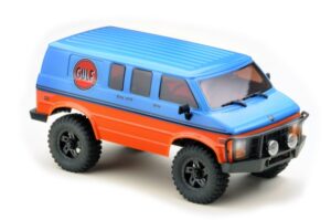 Hobby Plus 1/18 Rock Van V2 Blue/Orange RTR Mini Crawler #AB1810301