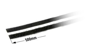 Hudy Velcro Tape With Double Sided Tape 8x500mm #107872