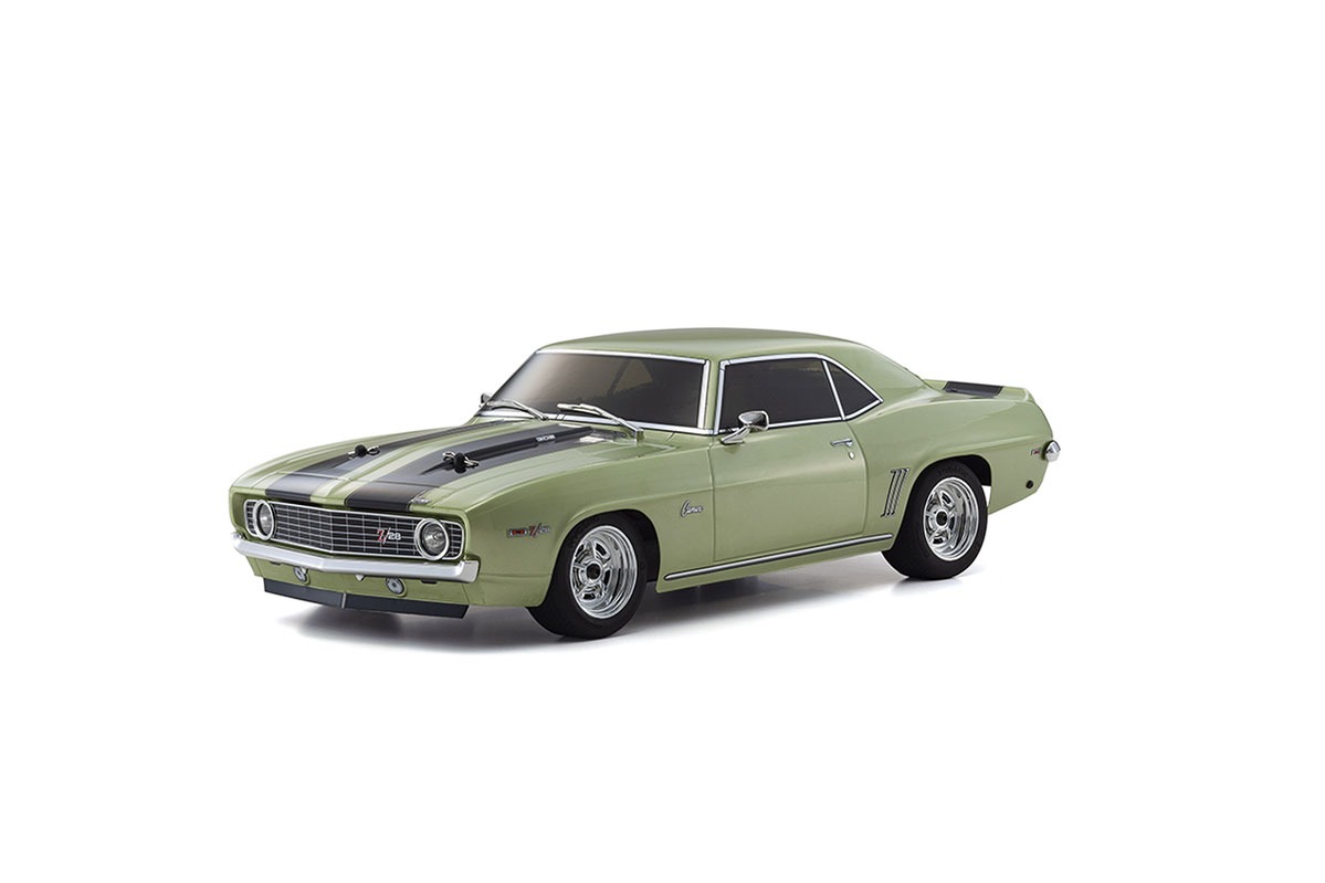 Kyosho Chevy Camaro Z28 1969 Frost Green 1/10 RTR RC Auto #34418T2B