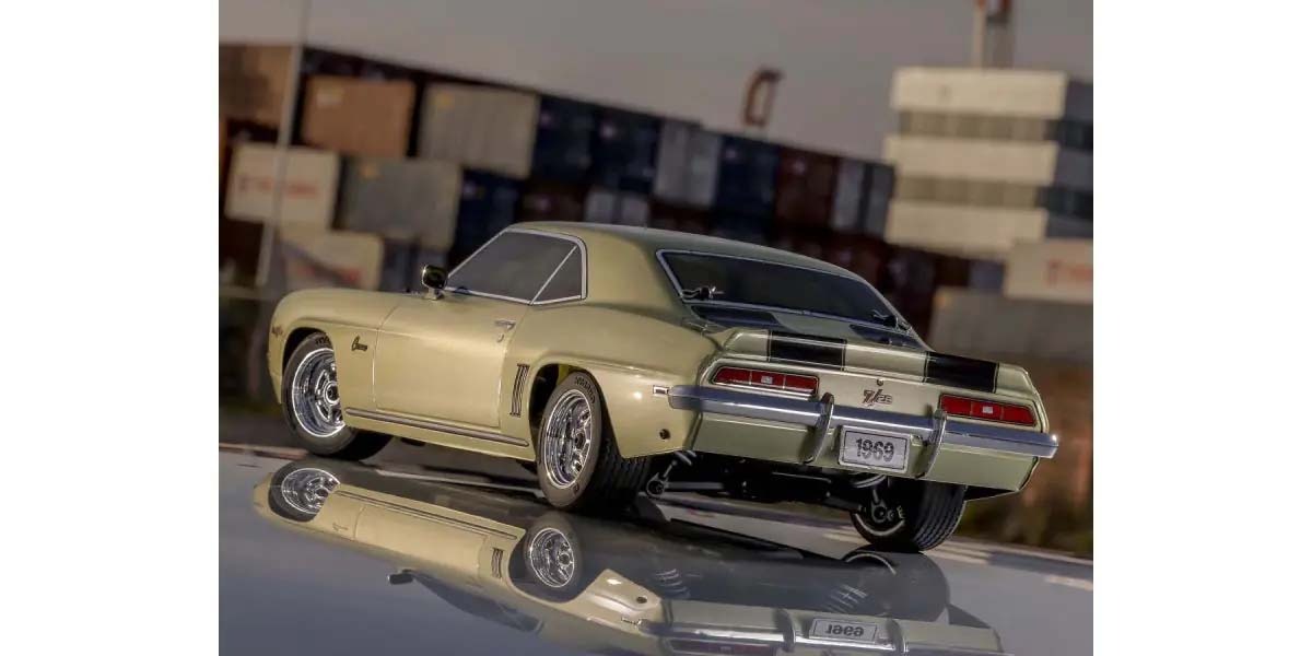Kyosho Chevy Camaro Z28 1969 Frost Green 1/10 RTR RC Auto #34418T2B