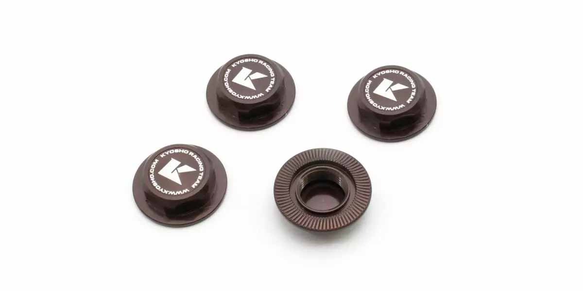 Wheel Nuts Gun Metal (4) #IFW649GM Kyosho