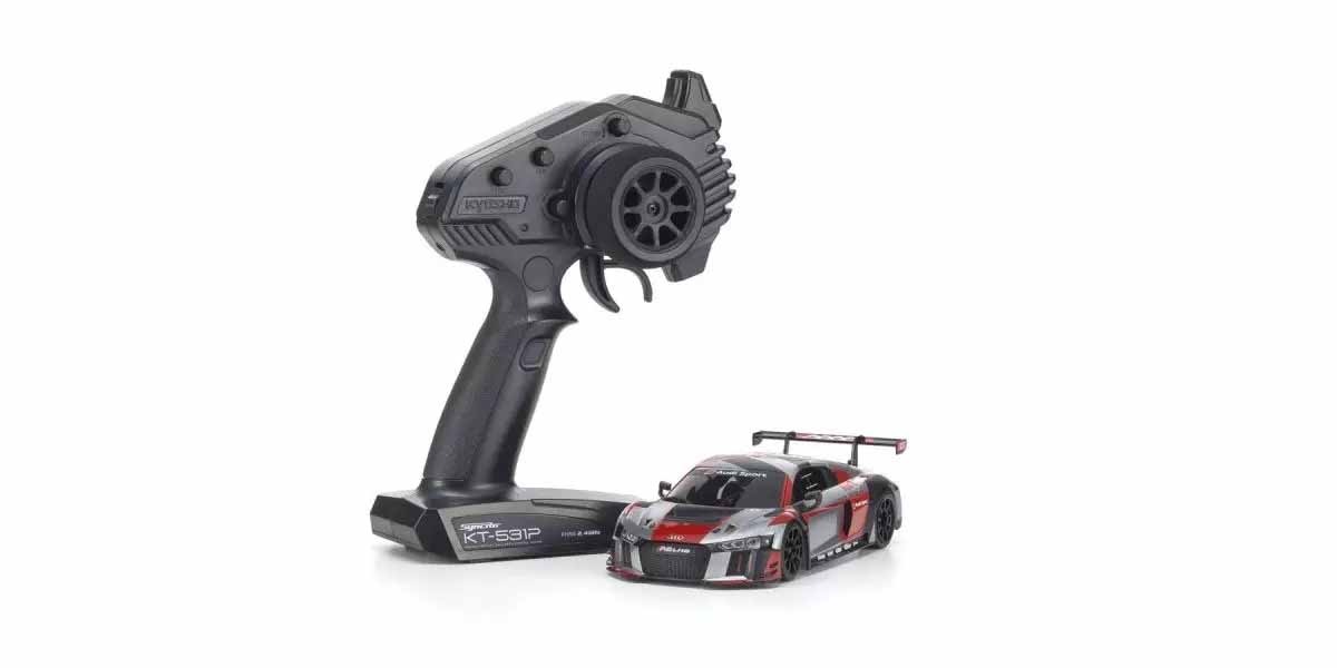 Kyosho Mini-Z MR-04 Audi R8 LMS Rot/Grau Kyosho Mini-Z RWD MR-04 Audi R8 LMS 2016 Readyset - Gray/Red - 32357RGB 4 Kyosho Mini-Z RWD MR-04 Audi R8 LMS 2016 Readyset - Gray/Red - 32357RGB