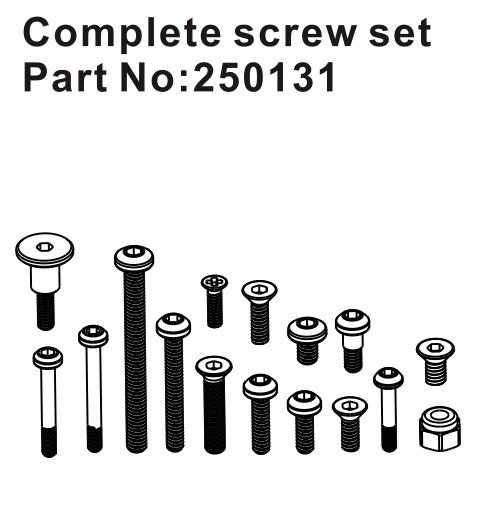 Screw Set Speck-B #250131 Hobby Plus 1 Screw Set Speck-B #250131 Hobby Plus