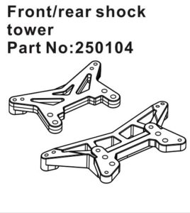 Shock Tower F/R Speck-B #250104 Hobby Plus