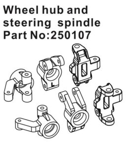 Wheel Hub & Steering Spindle Set #250107 Hobby Plus