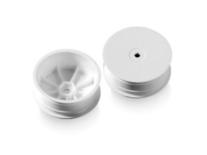 Xray Wheels Front 4wd White Hard (2) #369912-H
