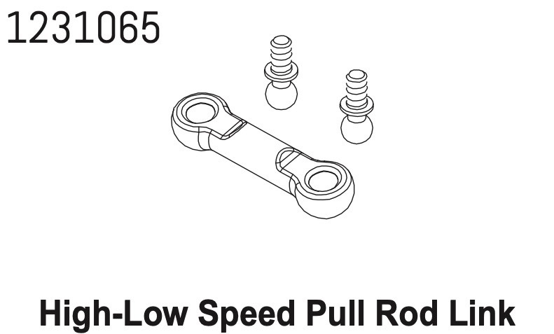 Absima 2-Speed Arm & Shaft Set CR4.4 #1231065 1 Absima 2-Speed Arm & Shaft Set CR4.4 #1231065