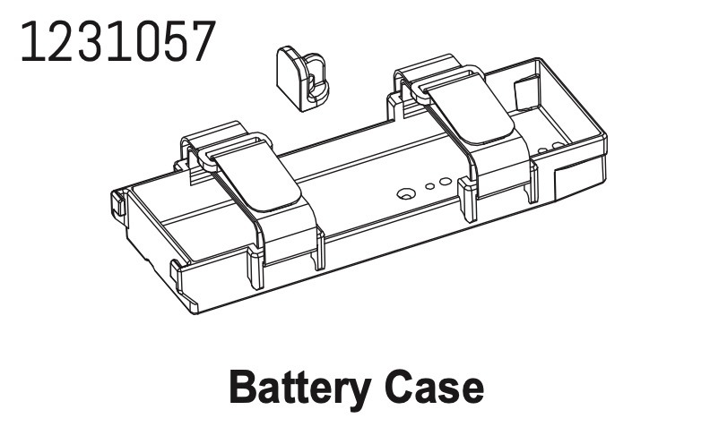Absima Akkuhalterung & Klettbänder CR4.4 #1235057 1 Absima Battery Tray & Straps CR4.4 #1235057