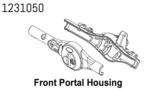 Absima Front Axle Housing CR4.4 #1231050