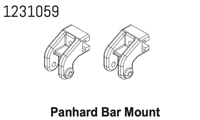 Absima Panhard Mount CR4.4 #1231059 1 Absima Panhard Mount CR4.4 #1231059