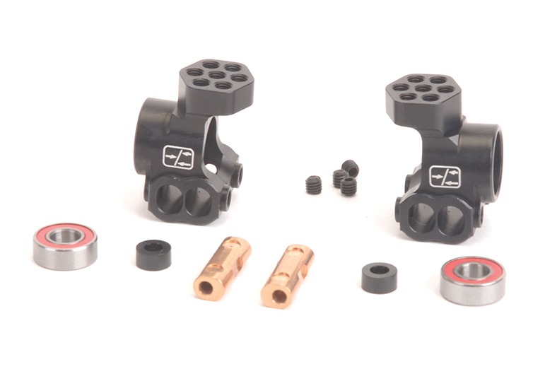 Hub Carriers Rear Alloy LD2 (2) #U7412 Schumacher 1 Hub Carriers Rear Alloy LD2 (2) #U7412 Schumacher