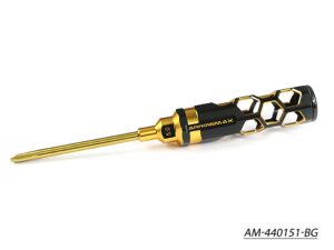 Phillips head screwdriver 5.0x100 - Arrowmax Black Colden Honeycomb