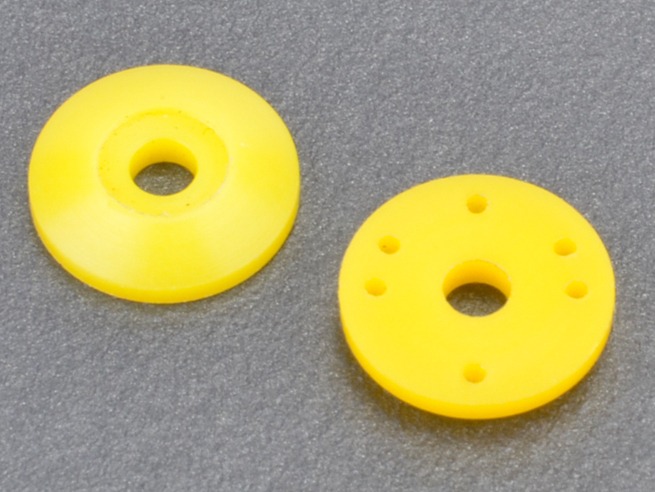 Shock Piston Blanc Tapered (2) #U7433 Schumacher